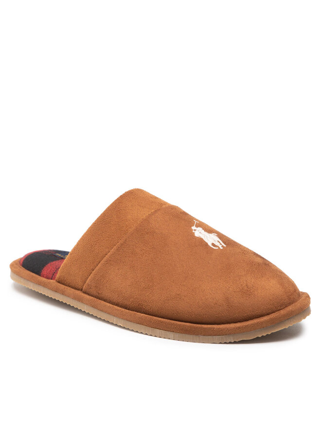 Polo Ralph Lauren Kapcie Polo Ralph Lauren Klarence RF103841 Brązowy