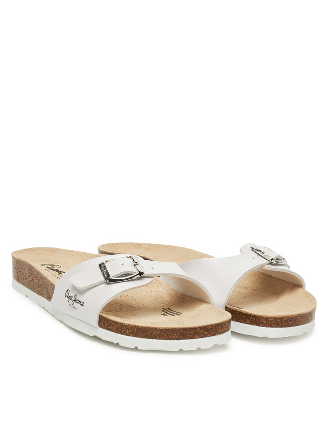 Pepe Jeans Şlapi Pepe Jeans PLS90615 Alb