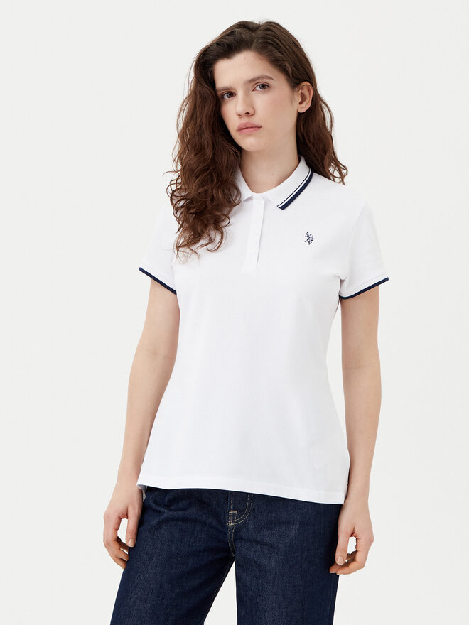U.S. Polo Assn. U.S. Polo Assn. Pólóing WUP0812 Fehér Regular Fit
