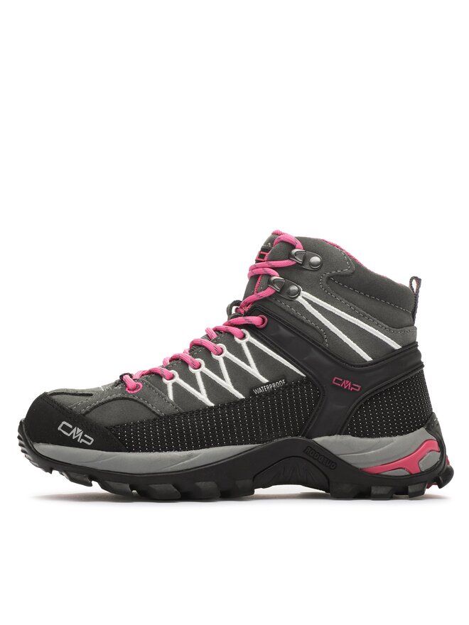CMP Παπούτσια πεζοπορίας CMP Rigel Mid Wmn Trekking Shoes Wp 3Q12946 Γκρι