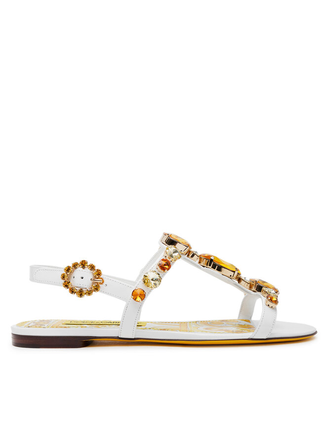 Dolce&Gabbana Szandál Dolce&Gabbana CQ0601 AT848 Fehér