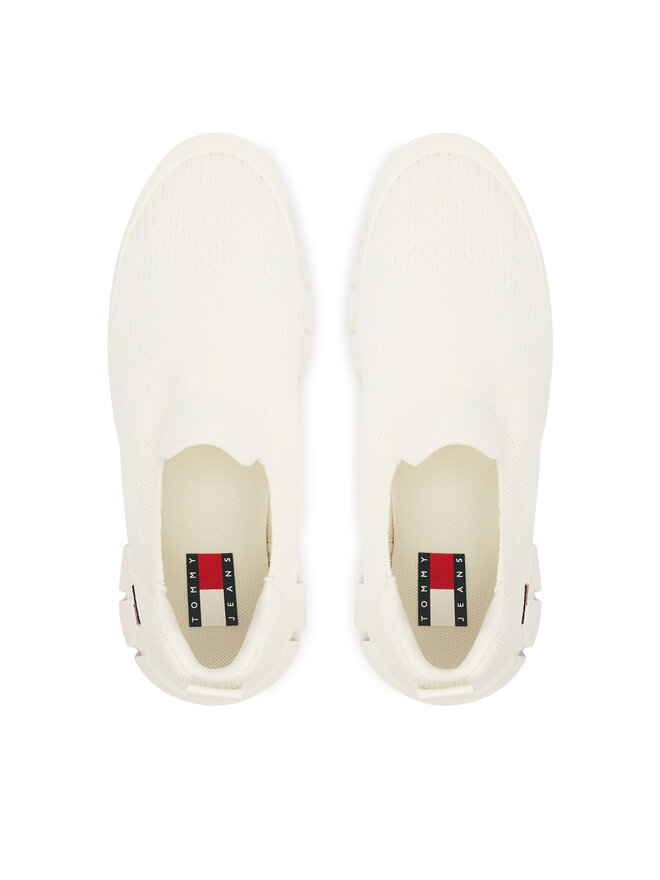 Tommy Jeans Sneakers Tommy Jeans Tjw Chunky Knit Sneaker EN0EN03014 Weiß