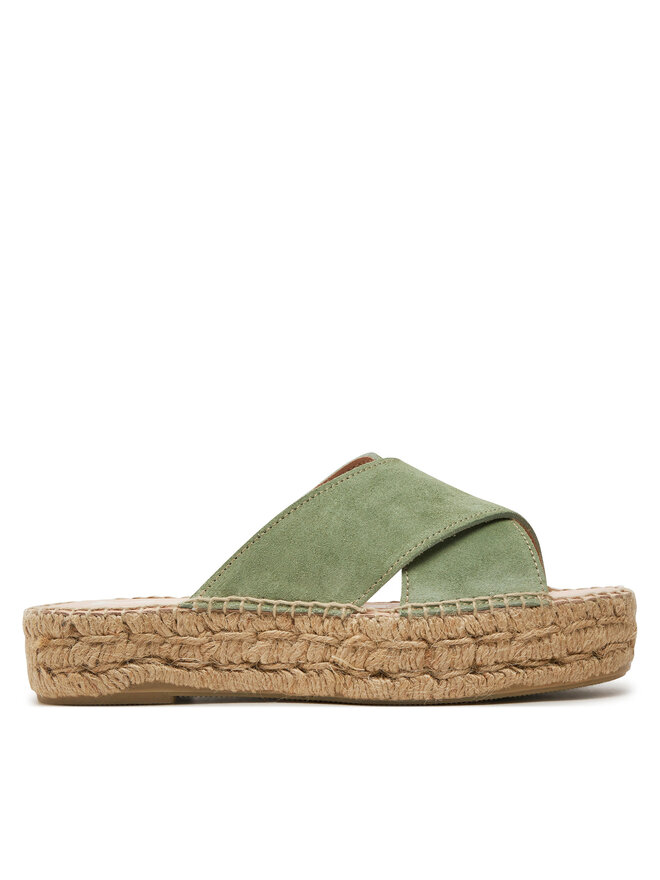 Manebi Espadrilles Manebi Hamptons Double Sole X Bands Sandals R 6.6 DX Zöld