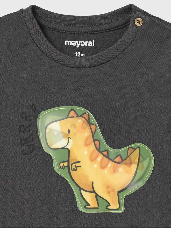 Mayoral Mayoral Marškinėliai 1028 Pilka Regular Fit