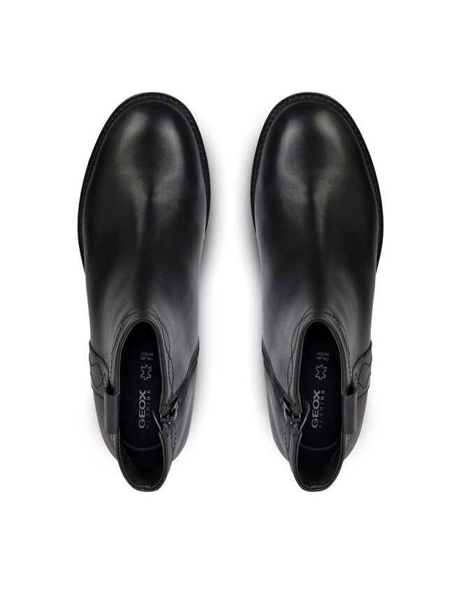Geox Polokozačky Geox D Larysse D36TXB 00043 C9999 Černá