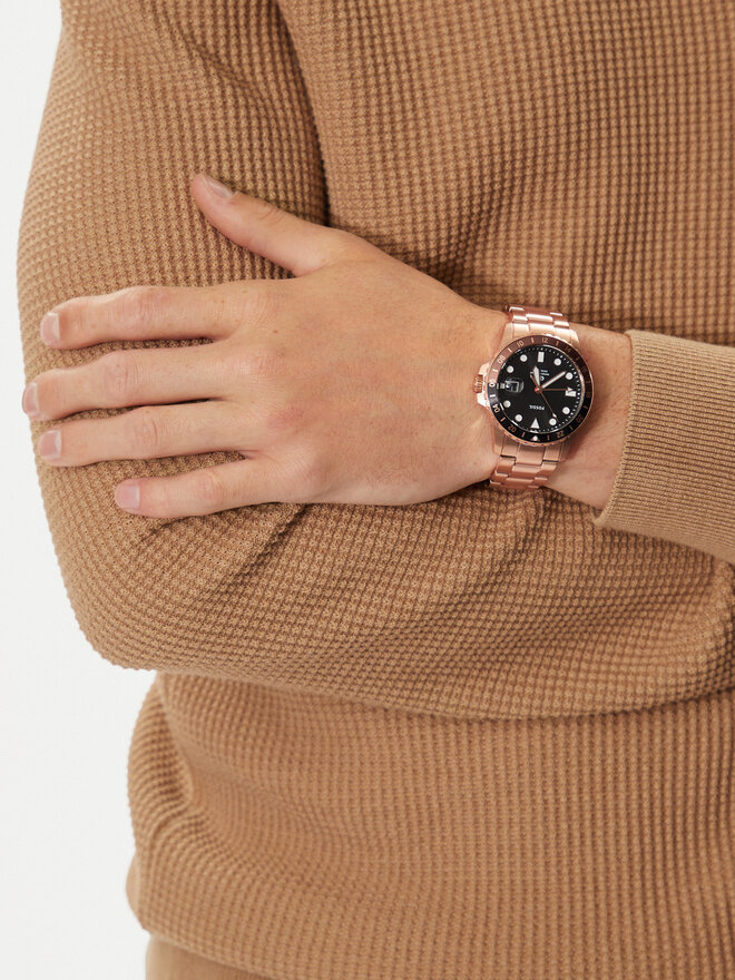 Fossil Часовник Fossil Blue FS6027 Златист