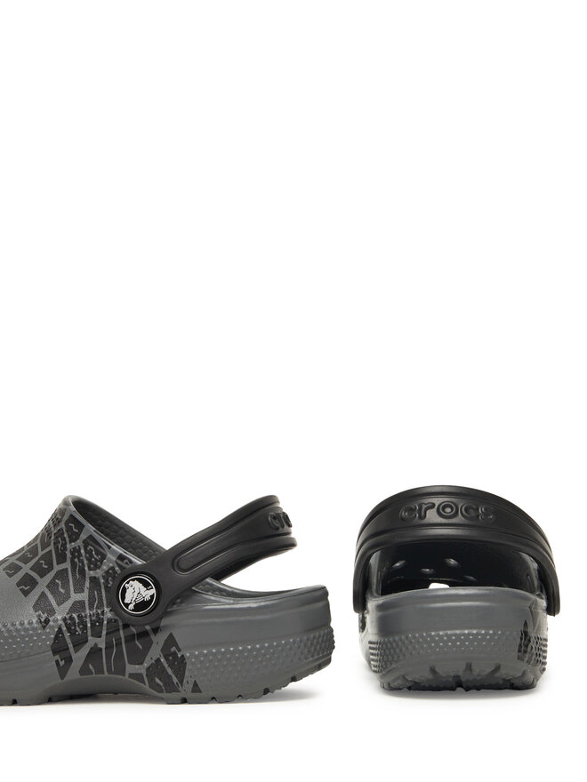 Crocs Papucs Crocs Kids Tire Print Classic Clog 211261 Szürke