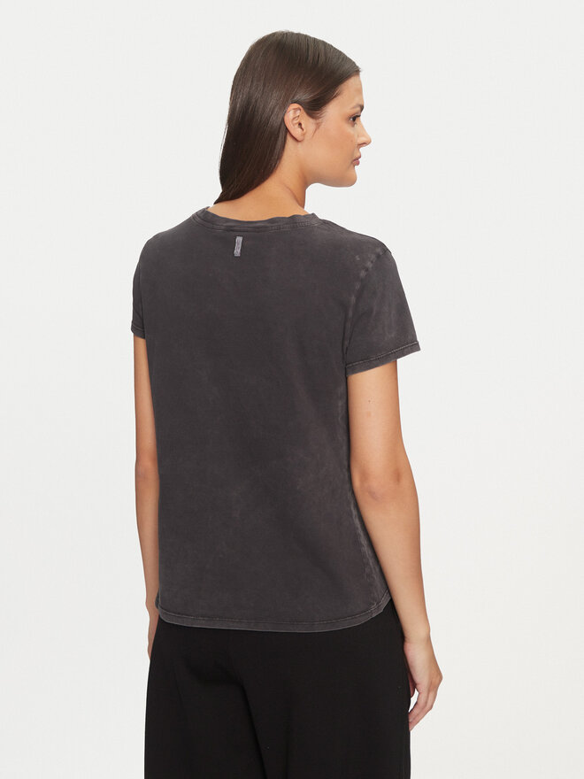 Deha Deha T-Shirt C12151 Μαύρο Regular Fit