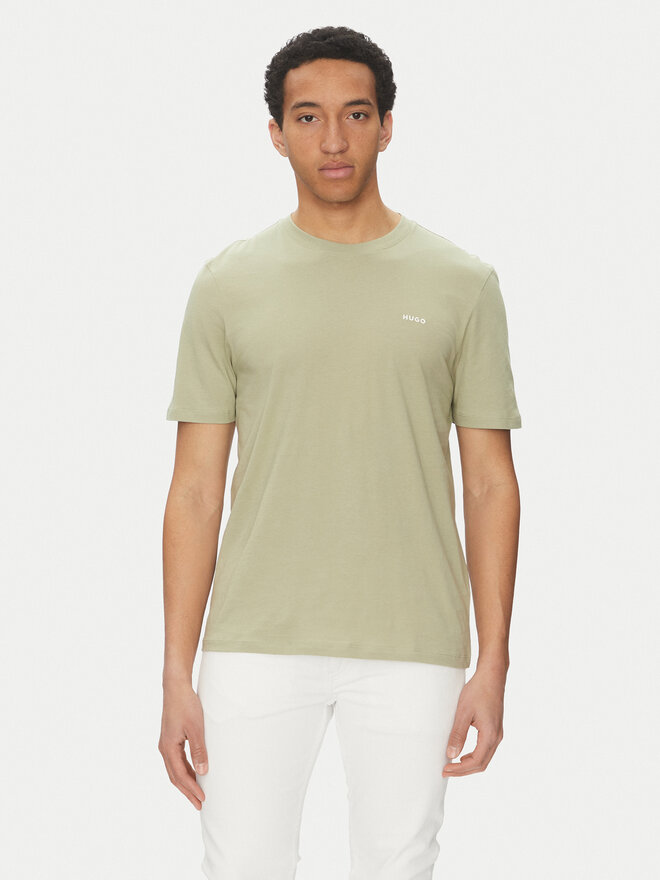 HUGO HUGO T-Shirt Dero222 50466158 Grün Regular Fit