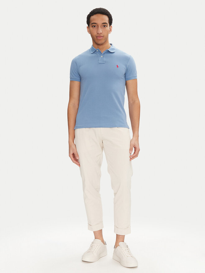 Polo Ralph Lauren Polo Ralph Lauren Poloshirt 710536856444 Himmelblau Slim Fit
