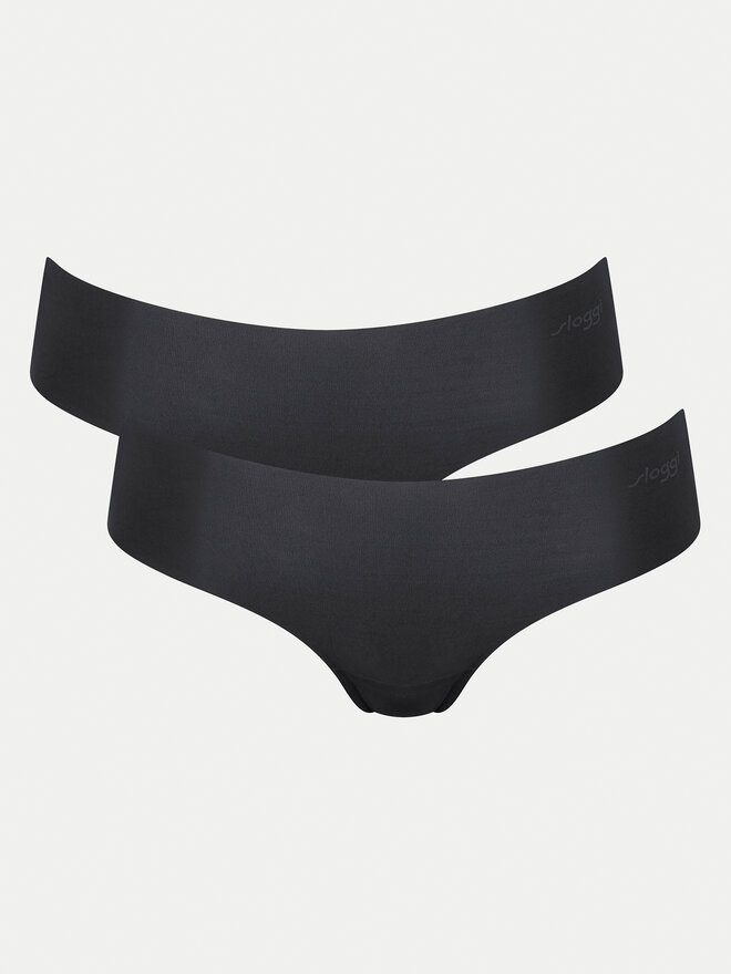 Sloggi Sloggi 2er-Set klassische Damenslips Zero 10214628 Schwarz