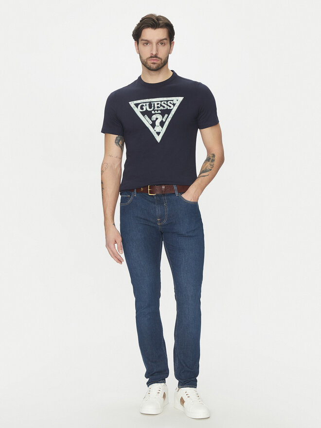 Guess Guess Póló M5GI06I3Z14 Sötétkék Classic Fit