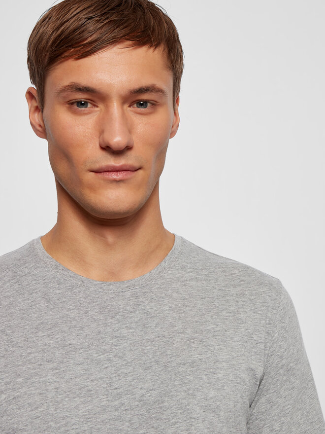 BOSS Boss Pyjama-T-Shirt Identity RN 50442645 Grau Regular Fit