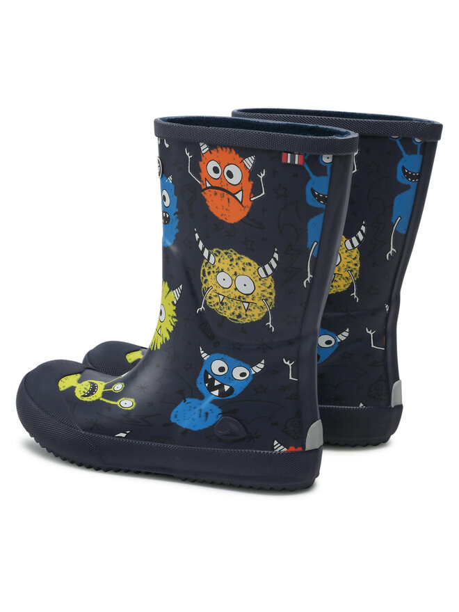 Viking Botas de agua Viking Indie Print 1-60120-550 Azul marino
