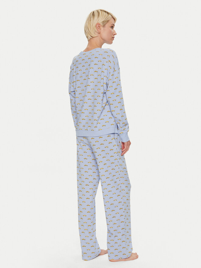 DKNY DKNY Піжама YI80030 Блакитний Relaxed Fit