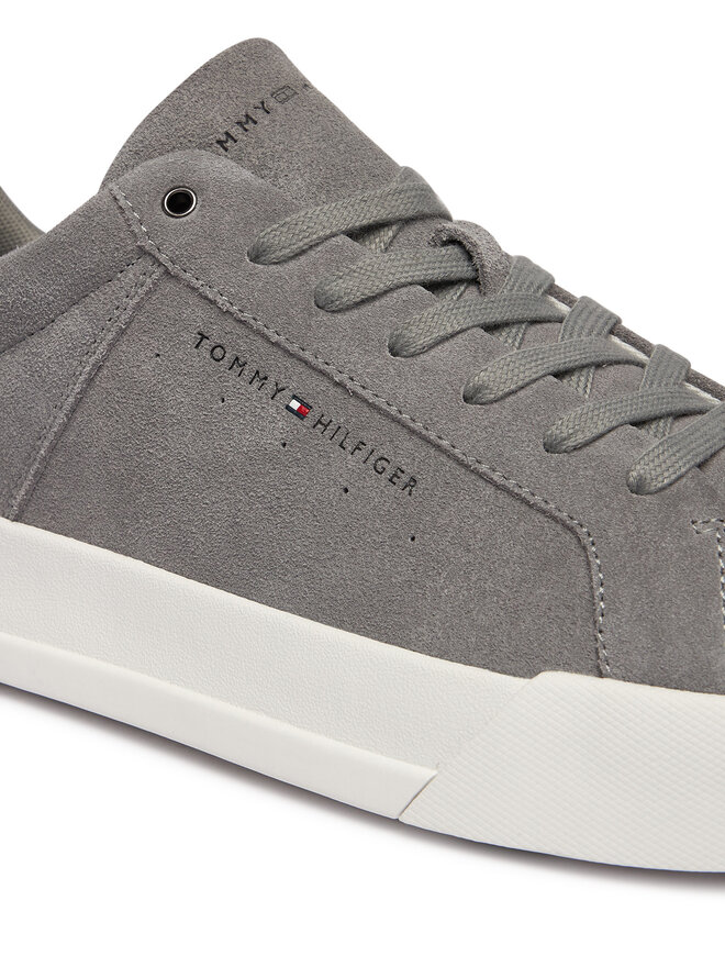 Tommy Hilfiger Sneakers Tommy Hilfiger Th Court Suede FM0FM05824 Grau