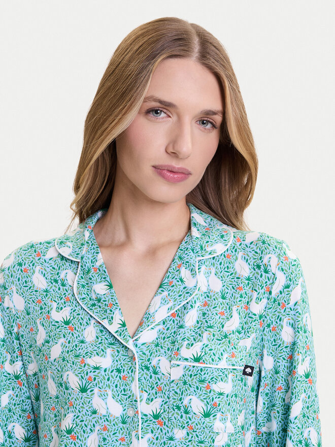 Kate Spade Kate Spade Pigiama KSI82756 Verde Relaxed Fit