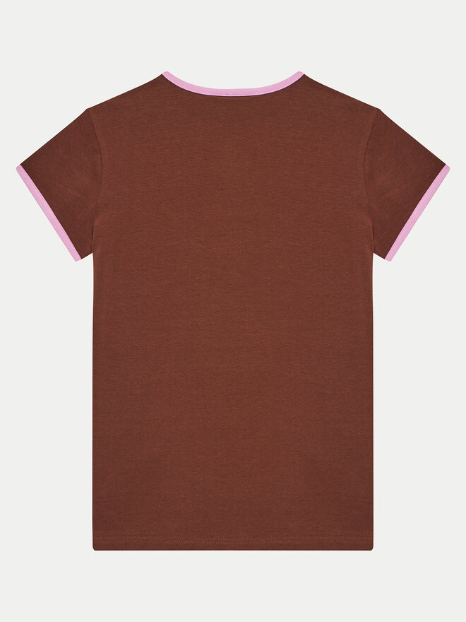 Coccodrillo Coccodrillo Camiseta WC4143201HGJ Marrón Regular Fit