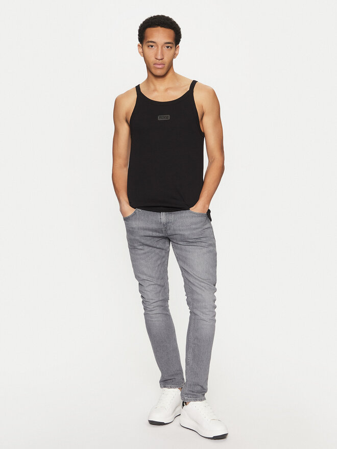 Versace Jeans Couture Versace Jeans Couture Camiseta 78GAH614 Negro Regular Fit