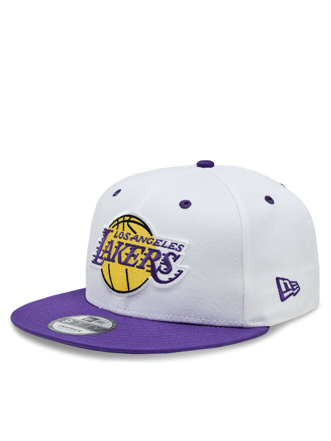 New Era Czapka z daszkiem New Era White Crown Patch 950 Lakers 60364274 Biały