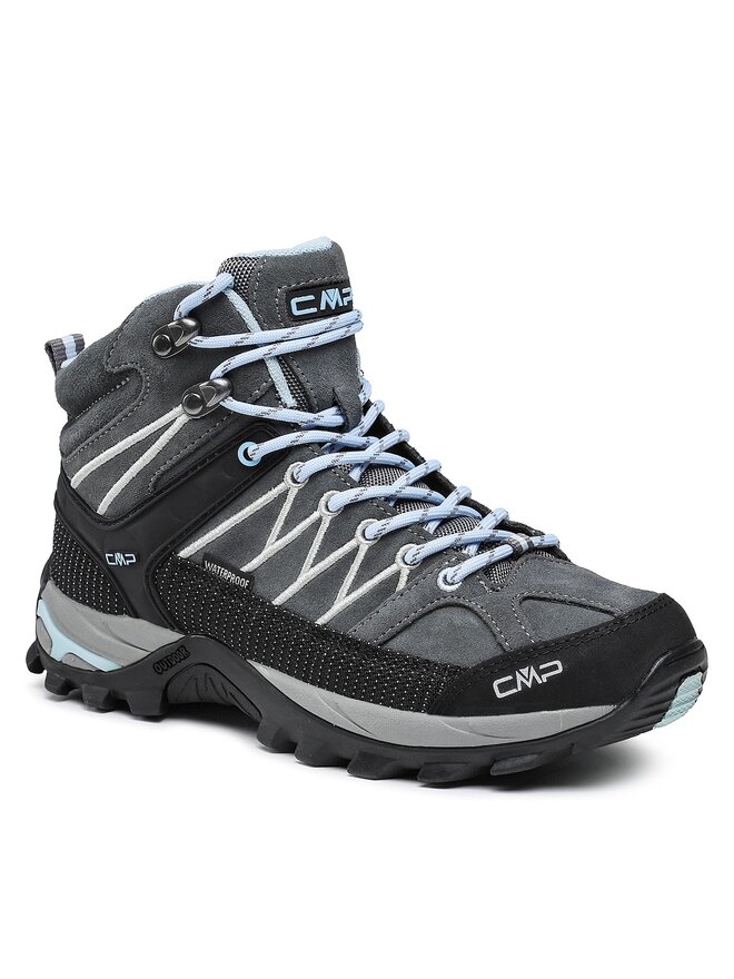 CMP Туристически CMP Rigel Mid Wmn Trekking Shoes Wp 3Q12946 Сив