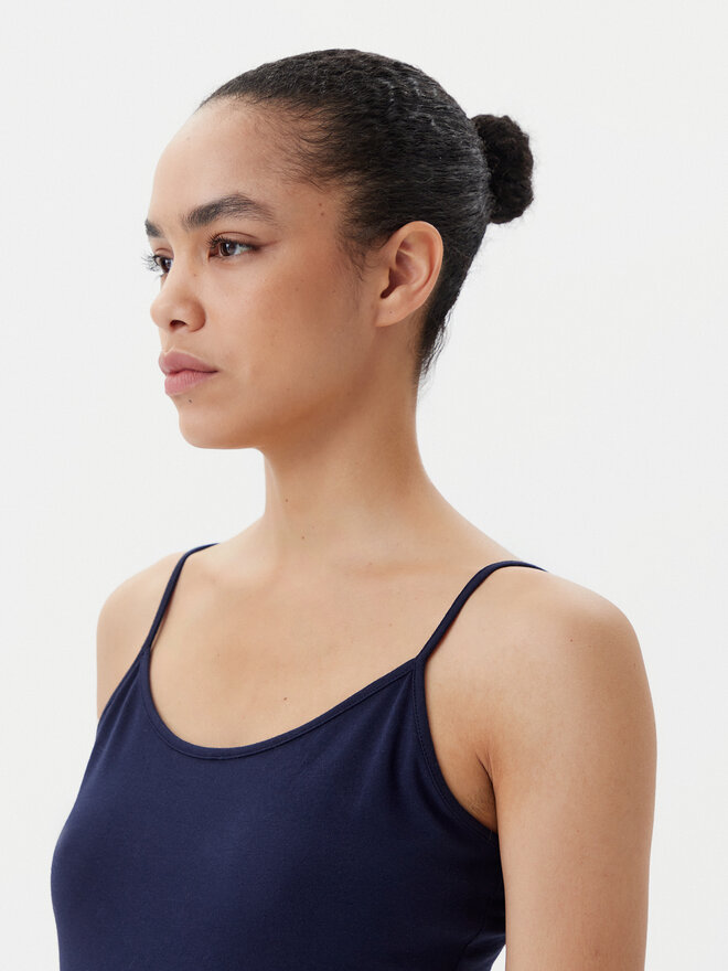 Gap Gap Felső 701570-04 Sötétkék Slim Fit