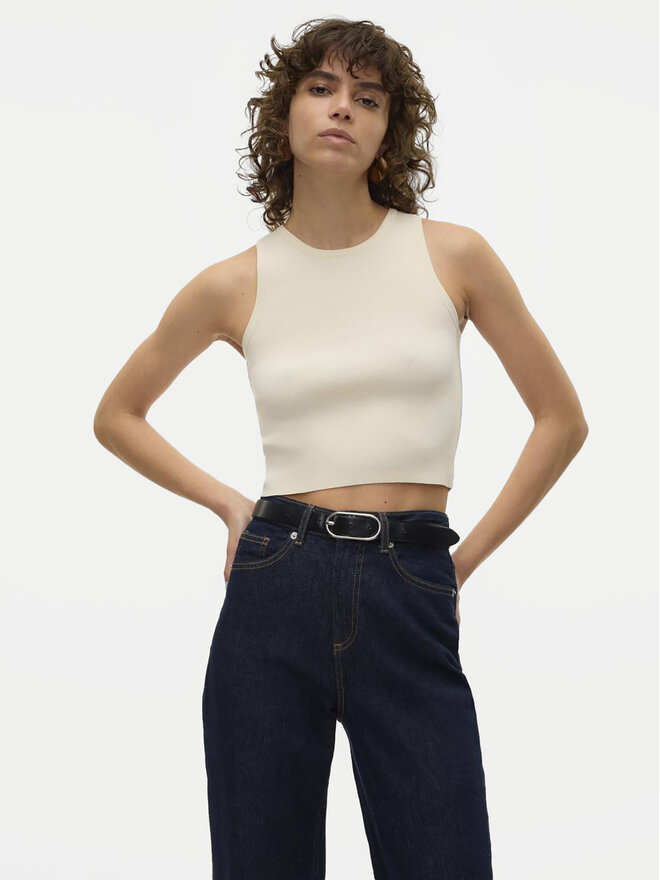 Vero Moda Vero Moda Felső Ginny 10300339 Fehér Slim Fit
