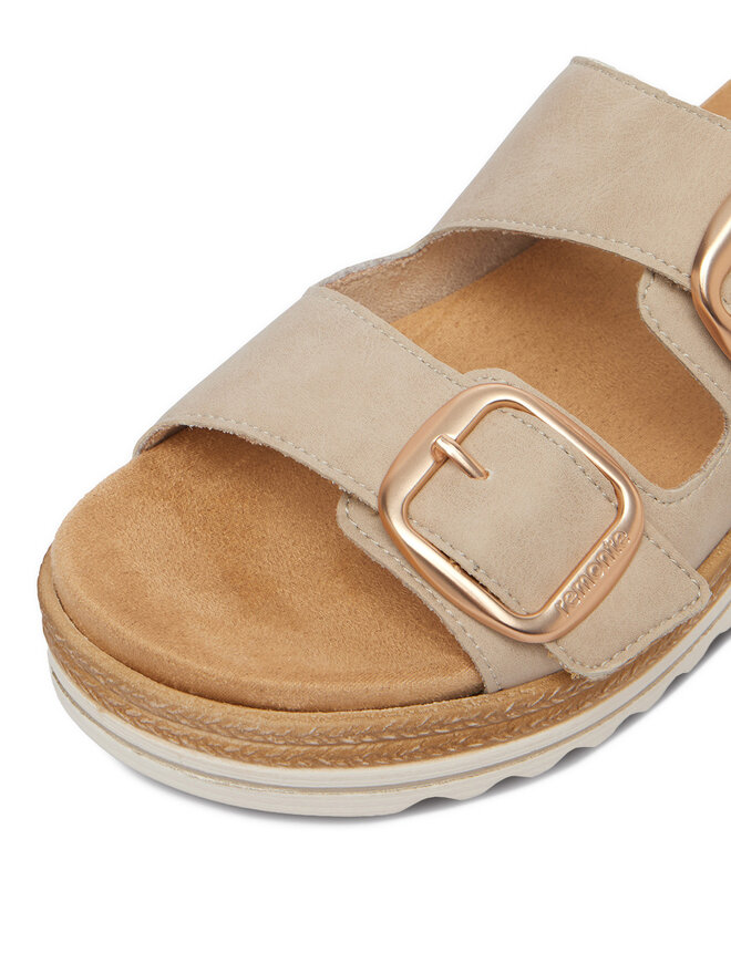 Remonte Pantoletten Remonte CEO-D0Q66-62 Hellbeige