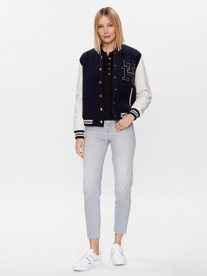 Tommy Hilfiger Tommy Hilfiger Pólóing Pique WW0WW37820 Fekete Regular Fit