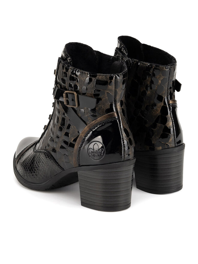 Rieker Schnürschuhe Rieker Y2032-00 Schwarz