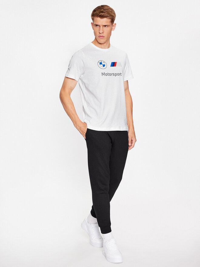Puma Puma Camiseta Bmw Mms Ess Logo 621314 Blanco Regular Fit
