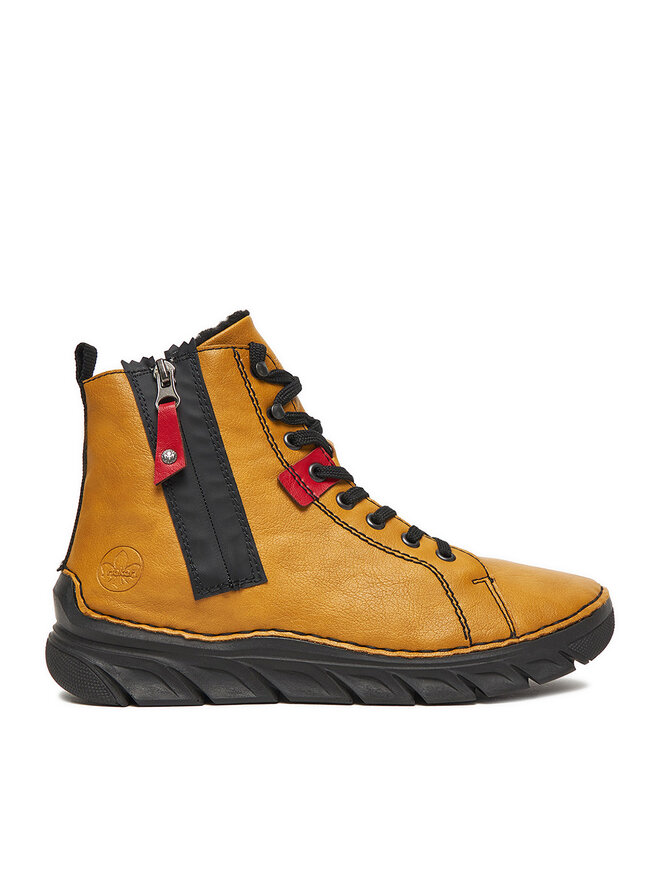 Rieker Botines planos Rieker CEO-55024-68 Amarillo