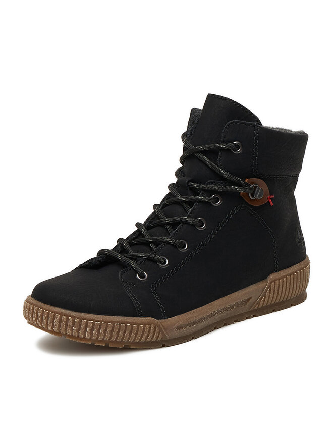 Rieker Botine Rieker N0730-00 Negru