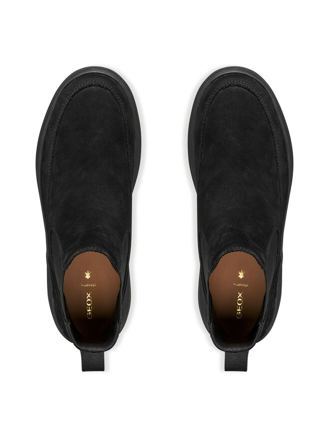 Geox Klassische Stiefeletten Geox D Spherica Ecub-2 D66WVB 32 C9999 Schwarz