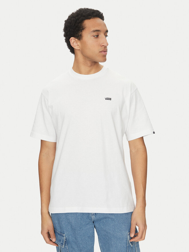 Vans Vans Marškinėliai Left Chest II VN000P1P Balta Loose Fit