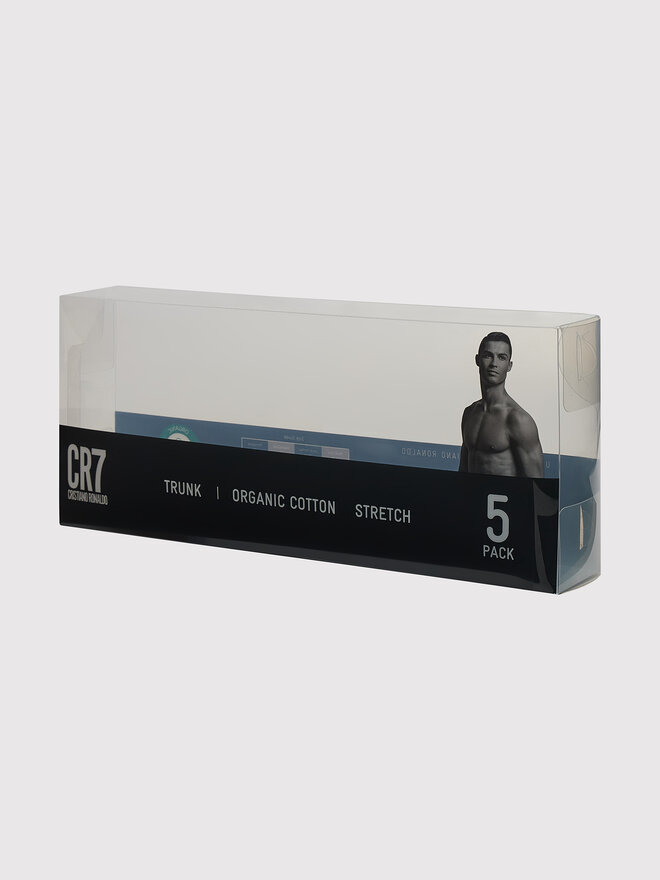 Cristiano Ronaldo CR7 Cristiano Ronaldo CR7 Σετ μποξεράκια 5 τμχ. Basic Trunk 5-Pack 8106-49-2400 Γκρι