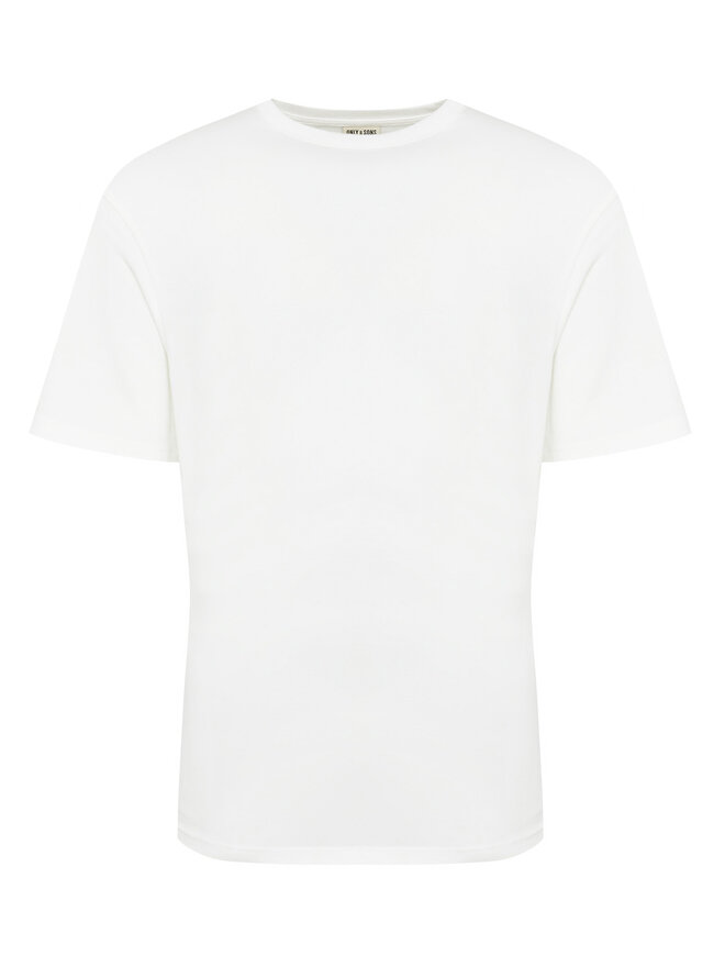 Only & Sons Only & Sons Σετ 3 T-Shirts Jeff 22034550 Λευκό Relaxed Fit