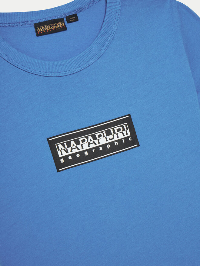 Napapijri Napapijri Majica Chamois NP0A4ILE D Modra Regular Fit