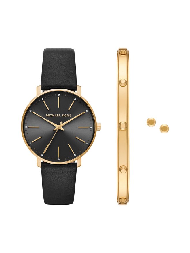 Uhr Michael Kors Pyper MK1077SET Schwarz eschuhe