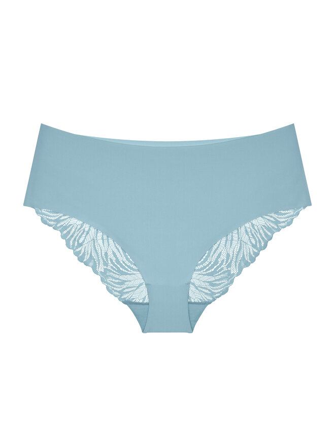Triumph Triumph Klasične spodnje hlačke z visokim pasom Pretty 10222227 Svetlo modra