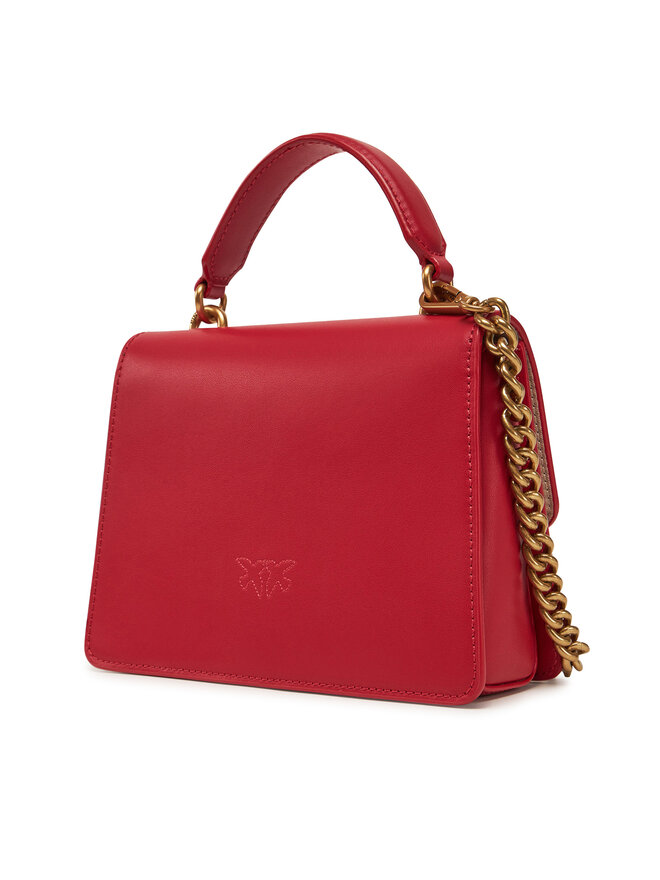 PINKO Táska PINKO Love One Top Handle Mini Light PE 25 PLTT 100071 A0F1 Piros