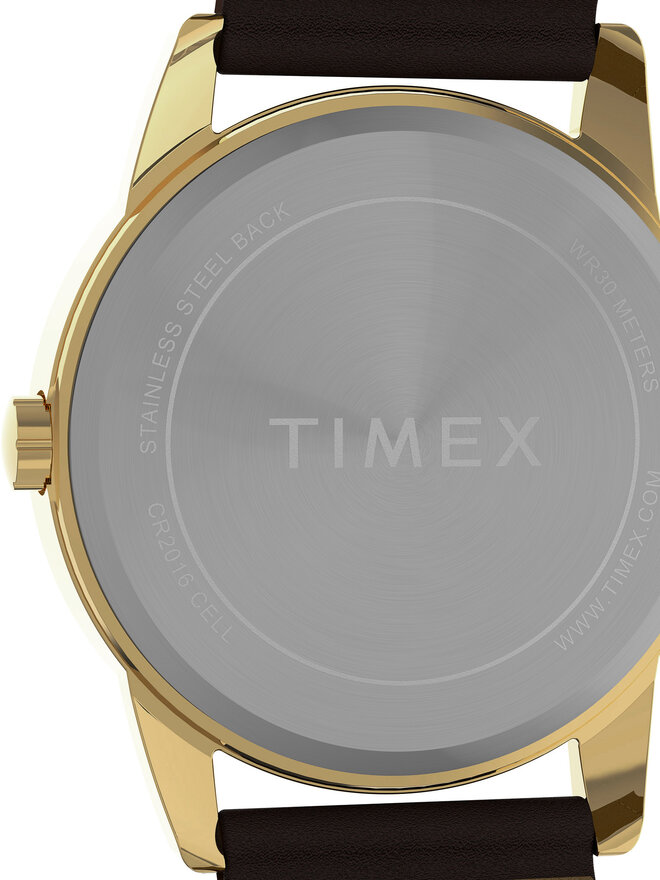 Timex Часовник Timex Easy Reader® Classic TW2Y12700 Кафяв