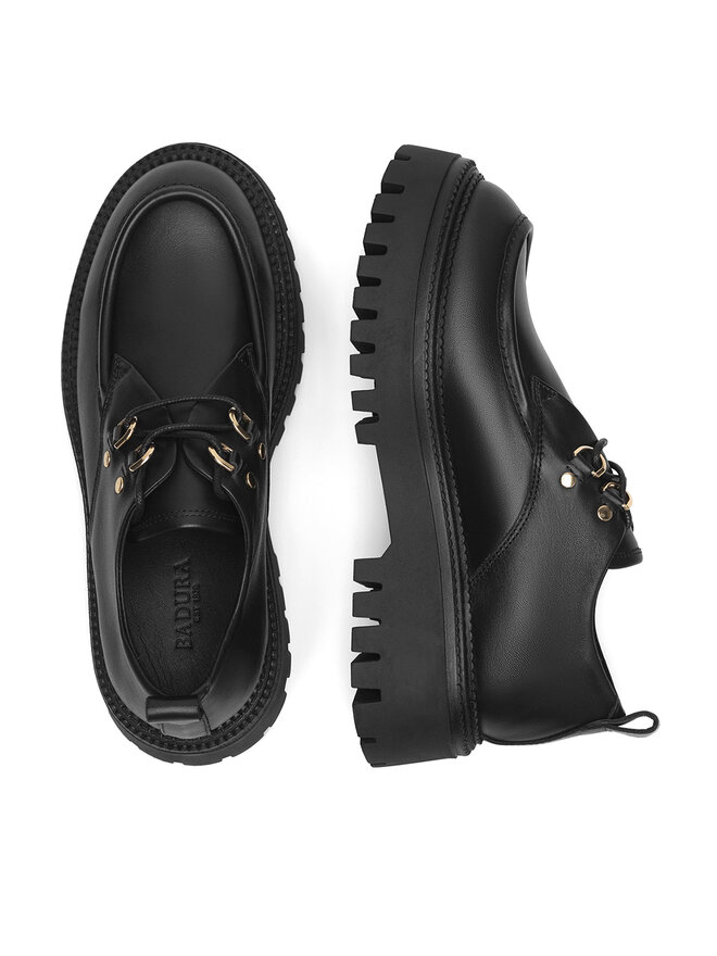 Badura Loafersy Badura AKEL-3472-24 Czarny
