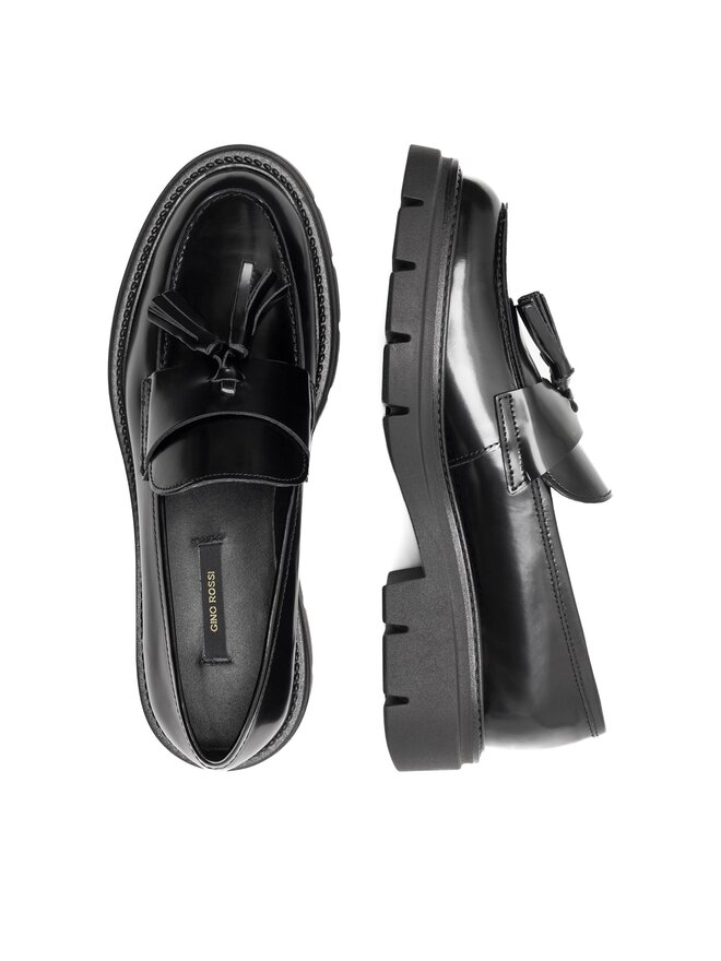 GINO ROSSI Лофери Gino Rossi RUBBER-I22 23580AB Чорний