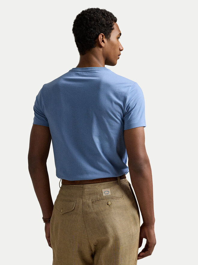Polo Ralph Lauren Polo Ralph Lauren Camiseta 710671438430 Celeste Custom Slim Fit