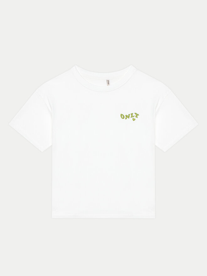 Kids ONLY Kids ONLY T-Shirt Maiken 15313877 Λευκό Regular Fit