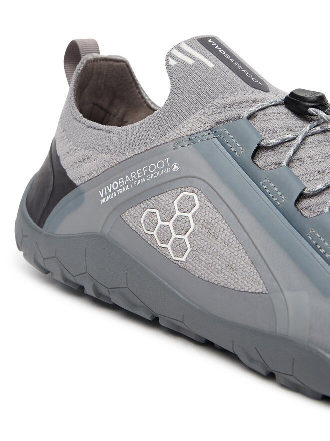Vivo Barefoot Маратонки за бягане Vivo Barefoot Primus Trail Knit Fg 309099 Сив