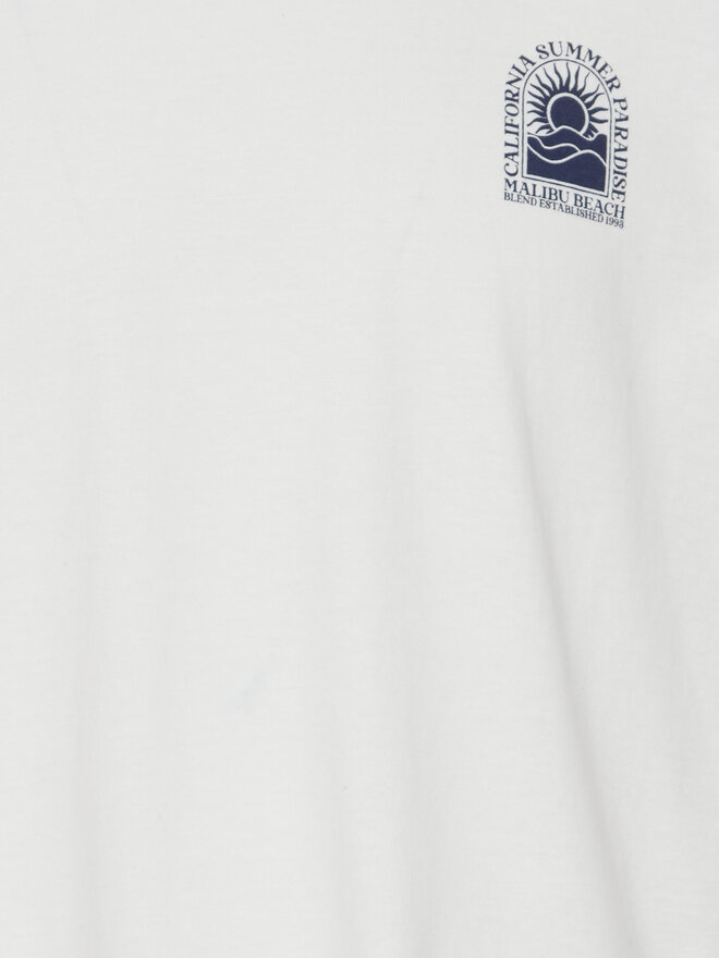 Blend Blend Camiseta 20716481 Blanco Regular Fit