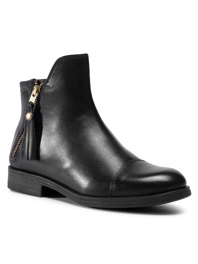 Geox Stiefeletten Geox J Agata C J5449C 00043 C9999 S Schwarz