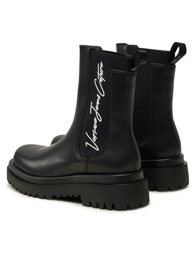 Versace Jeans Couture Kotníková obuv s elastickým prvkem Versace Jeans Couture Drew 77VA3S60 Černá